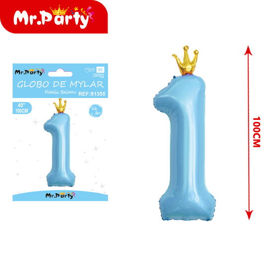 película de aluminio de 40 pulgadas digital blue crown 1 (12paquetes)
