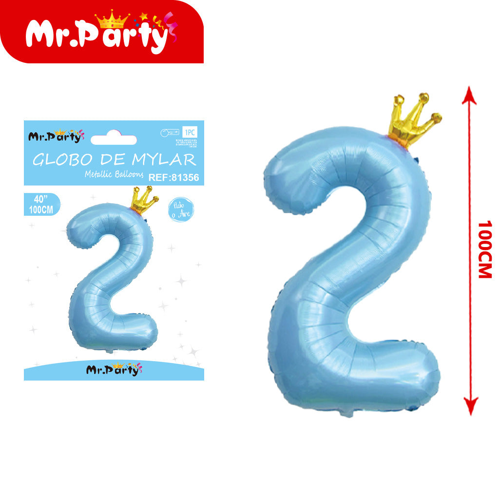 película de aluminio de 40 pulgadas digital blue crown 2 (12paquetes)