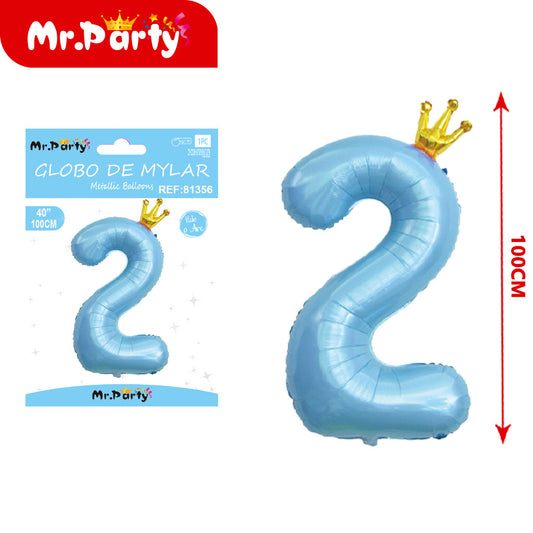 película de aluminio de 40 pulgadas digital blue crown 2 (12paquetes)