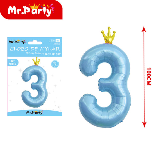 película de aluminio de 40 pulgadas digital blue crown 3 (12paquetes)