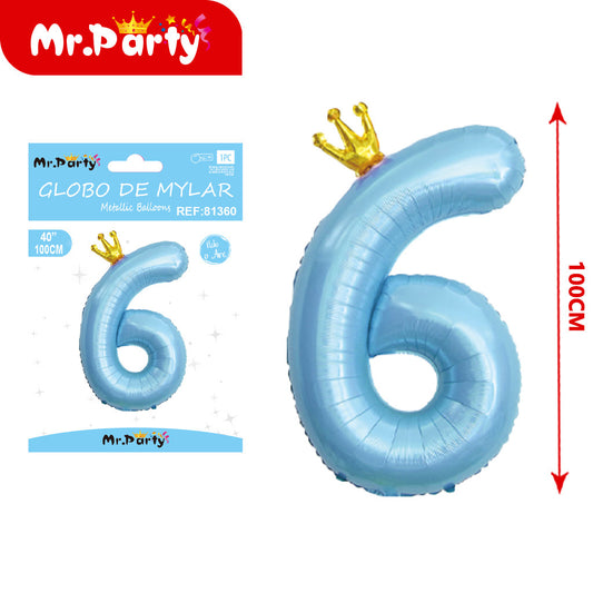 película de aluminio de 40 pulgadas digital blue crown 6 (12paquetes)