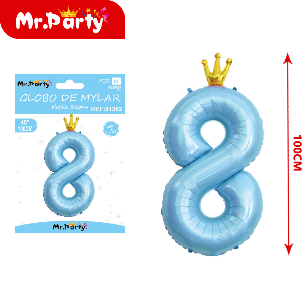 película de aluminio de 40 pulgadas digital blue crown 8 (12paquetes)