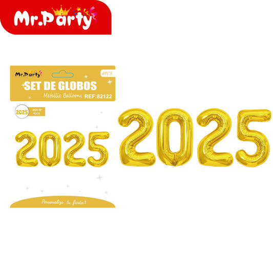 película de aluminio 2025 oro 16 (12paquetes)