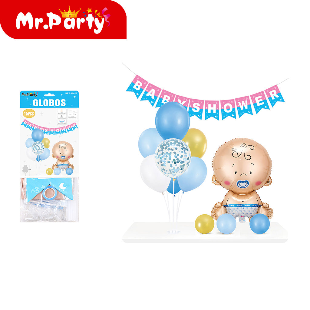Juego de banderas de escritorio para niños (15 piezas) (12paquetes)
