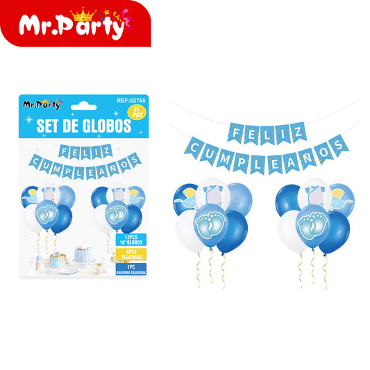 Juego de 20 tiras colgantes para globos para niños (12paquetes)