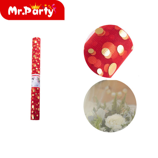 Puntos de estampado en caliente de 48 cm x 27 m color rojo b (12paquetes)