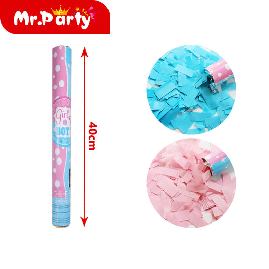 Adivina el género de un niño o niña papel triturado de 40cm (12paquetes)