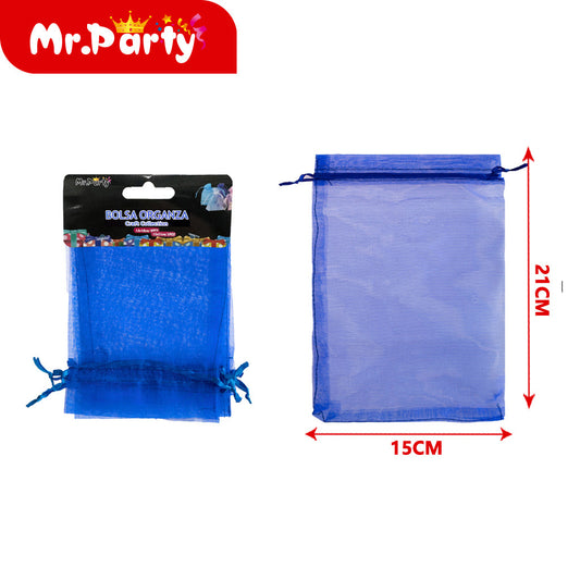 Bolsa de hilo de 15 x 21 cm 3 piezas azul real (12paquetes)