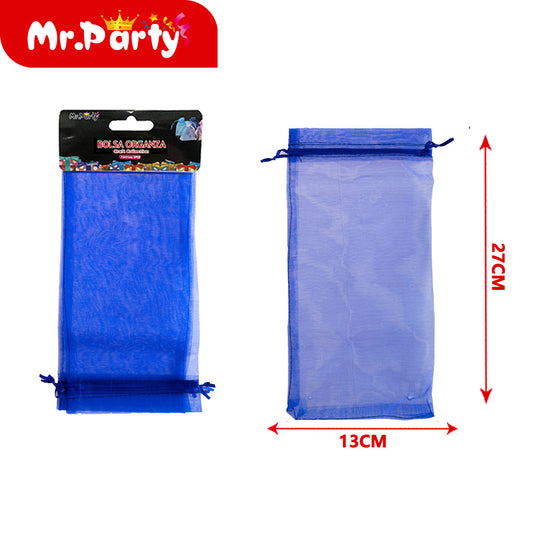 Bolsa de hilo de 13 x 27 cm 3 piezas azul real (12paquetes)