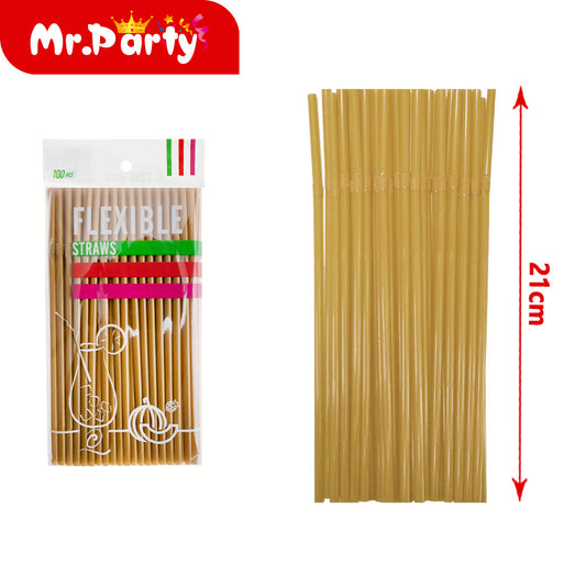 6001 codo 5*210 dorado 100 piezas (12paquetes)