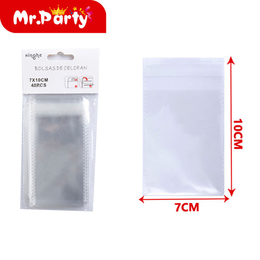 Bolsa opp 7*10cm 40 piezas con adhesivo (12paquetes)