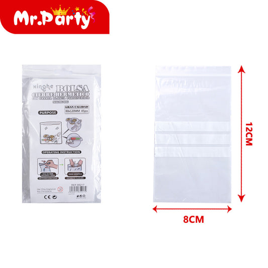 Bolsa ziplock hk203 80 x 120 mm 45 piezases (12paquetes)