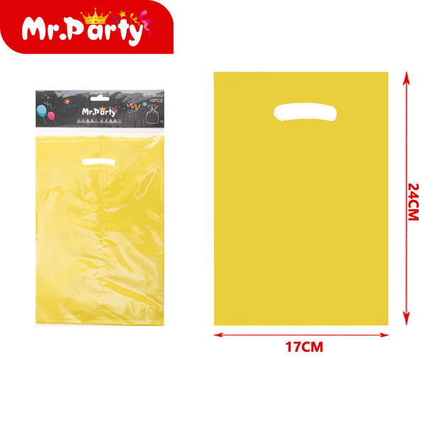 Bolsa de regalo de película de aluminio makalan amarilla 10 (12paquetes)