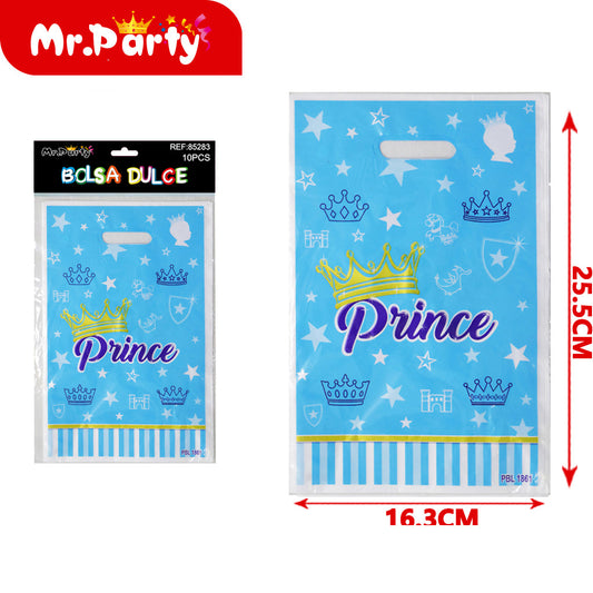 Bolsa de película de aluminio perlado blue crown con 10 inse (12paquetes)