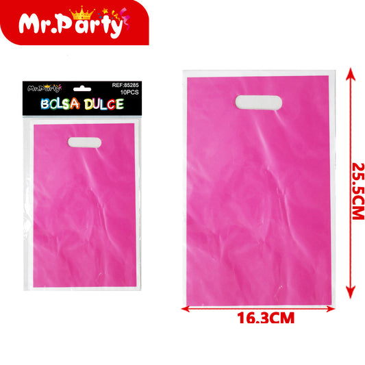 Bolsa de película de aluminio perlado rosa de un solo color (12paquetes)