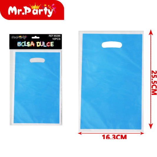 Bolsa de película de aluminio perlado azul de un solo color (12paquetes)