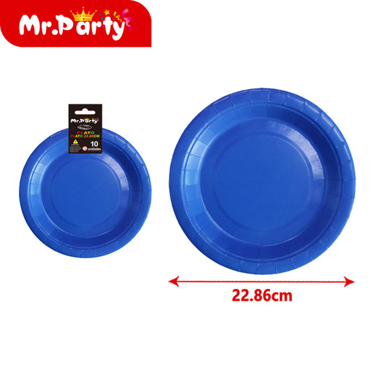 Moldes para pasteles color solido 10 piezas azul rey 9 pulga (12paquetes)