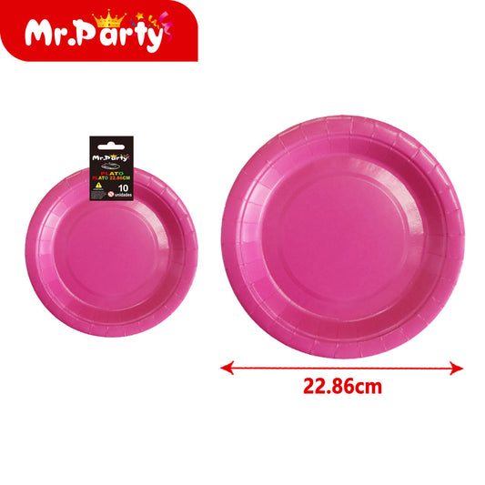 Moldes para pasteles color solido 10 piezas rojo rosa 9 pulg (12paquetes)