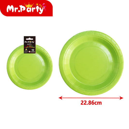 Moldes para pasteles color solido 10 piezas verde fruta 9 pu (12paquetes)