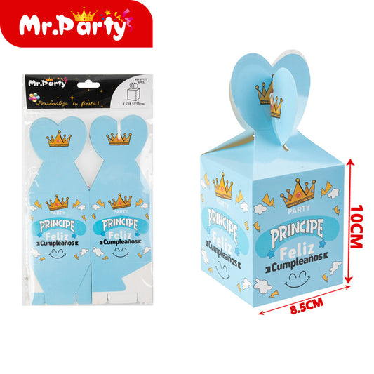 Caja de dulces 6 corona azul española (12paquetes)