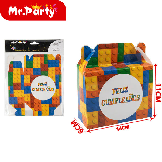 patrón lego de caja de transporte 6 (12paquetes)