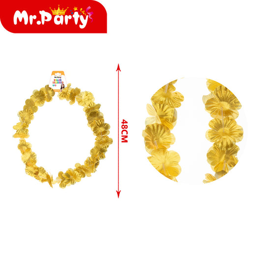 Tarjeta de mariposa dorada de 48 cm y 24 pares de pétalos (12paquetes)