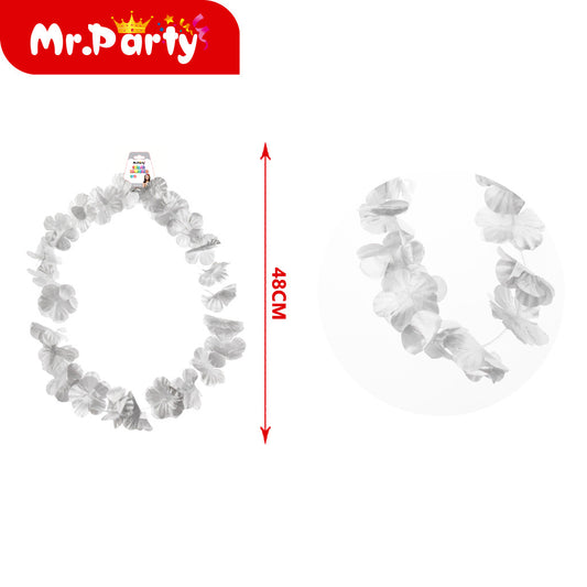 Tarjeta mariposa plateada de 48 cm con 24 pares de pétalos (12paquetes)