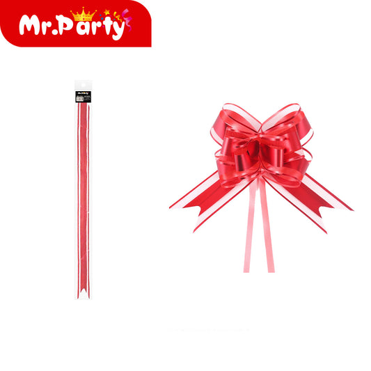 🎀✨ Moño Mágico para Regalo | Colores Variados para Decorar Cajas y Detalles 🎁- Mayoreo 24 pzas