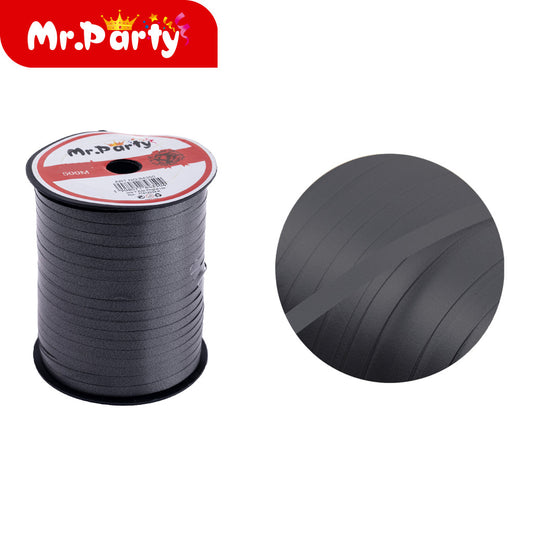 Cuerda para pastel lisa negra de 5 mm x 200 (12paquetes)