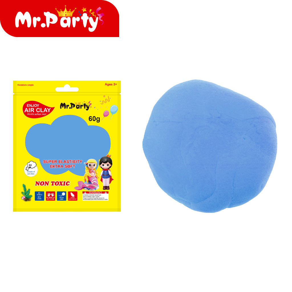 🌈✨ Plastilina Air Clay 60 g Suave y Moldeable | Colores Variados para Manualidades 🎨- Mayoreo 12 pzas