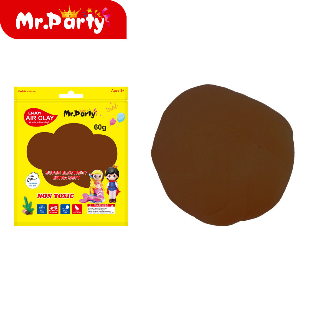 🌈✨ Plastilina Air Clay 60 g Suave y Moldeable | Colores Variados para Manualidades 🎨- Mayoreo 12 pzas
