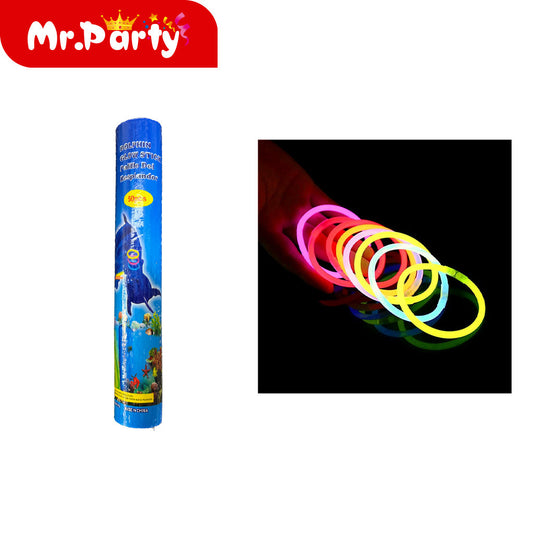 Pulseras fluorescentes gb5050 (paquete) dimensiones: 45 mm d (12paquetes)