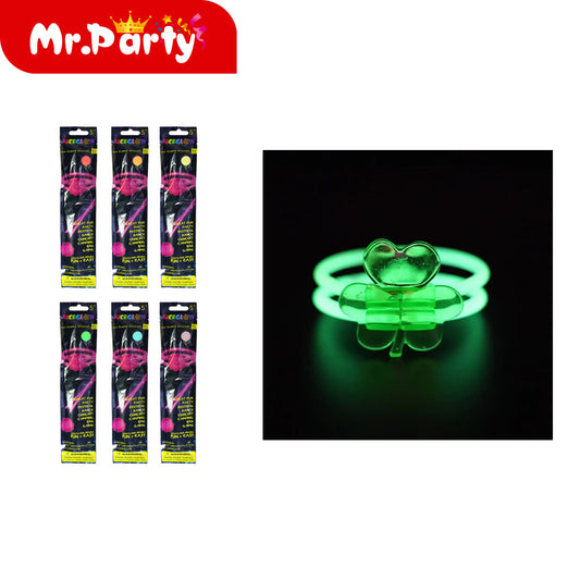 Pulsera de flores fluorescentes gfb02 dimensiones: 5 mm de d (12paquetes)