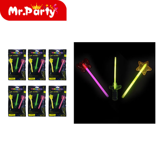 Varitas mÃ¡gicas fluorescentes gw03 (paquete de 3) dimensione (12paquetes)