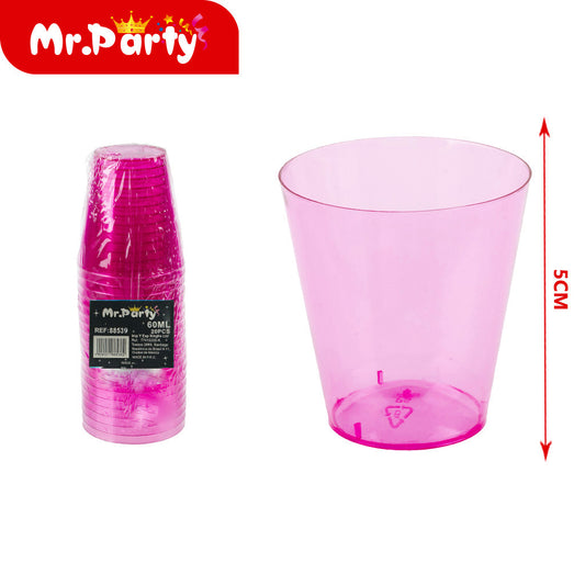2-a taza color 20 piezas rosa (12paquetes)