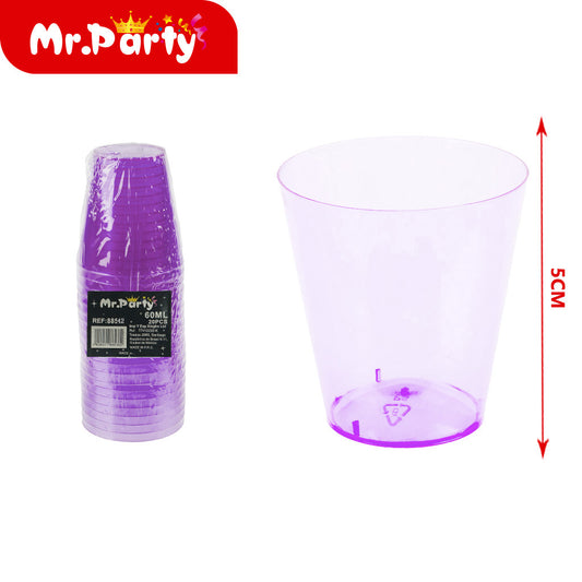 2a taza color 20 piezas morado (12paquetes)