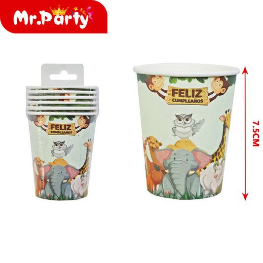 Taza 6pc 250g suficiente zoo (12paquetes)