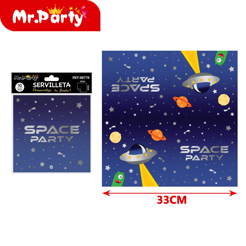 🧻 Servilletas Decoradas 33x33 cm | 10 pzas (diseños surtidos)