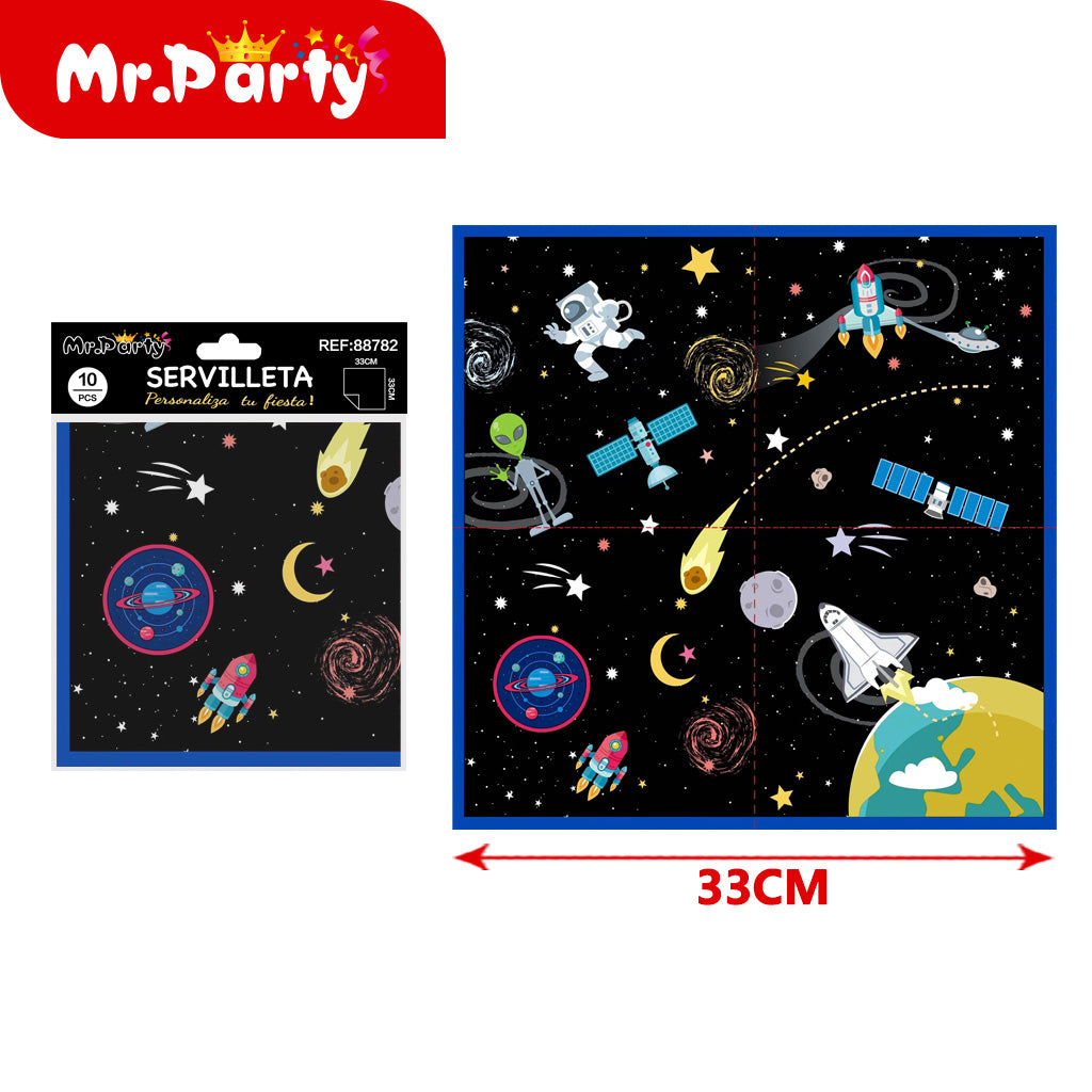 🧻 Servilletas Decoradas 33x33 cm | 10 pzas (diseños surtidos)