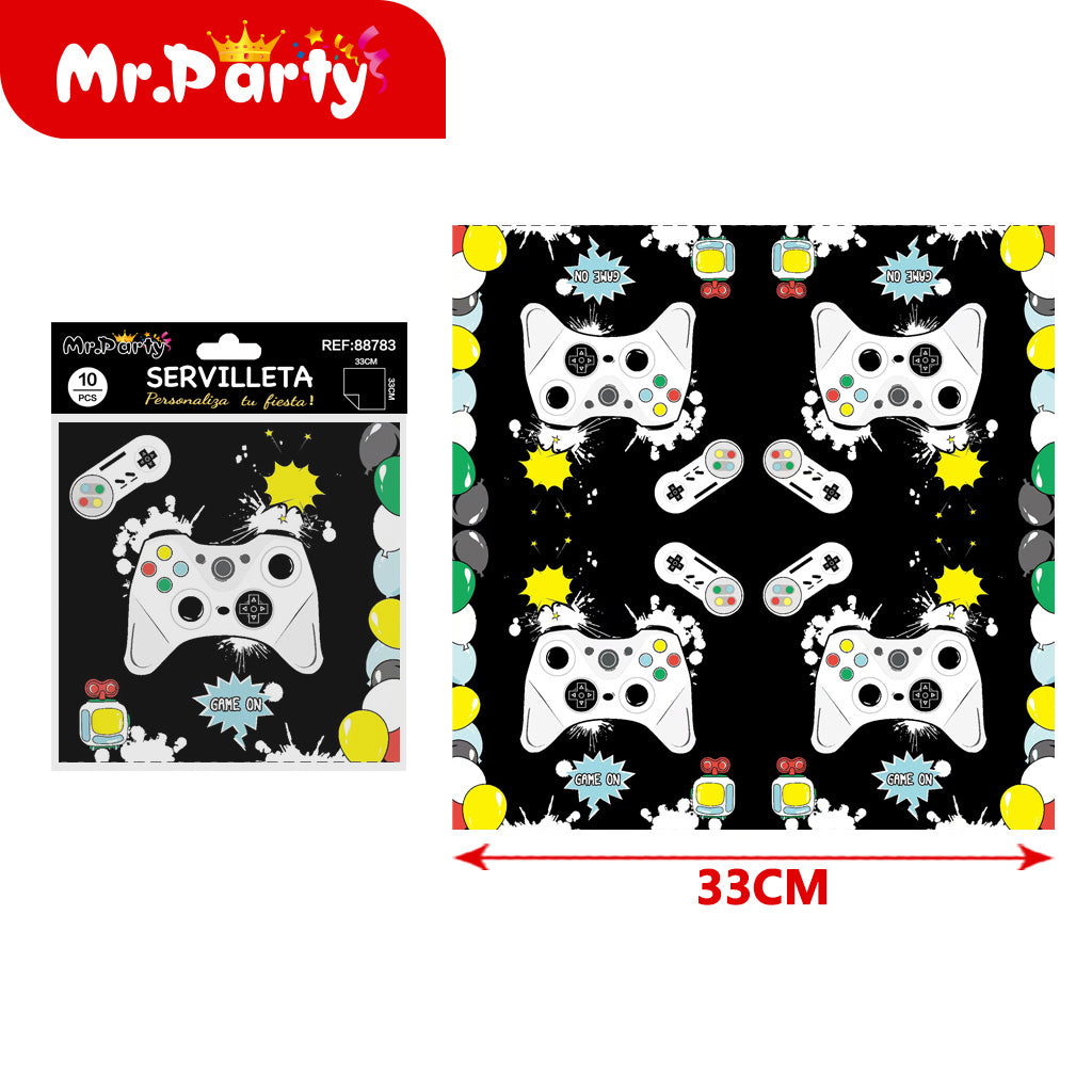 🧻 Servilletas Decoradas 33x33 cm | 10 pzas (diseños surtidos)- Mayoreo 12 pzas