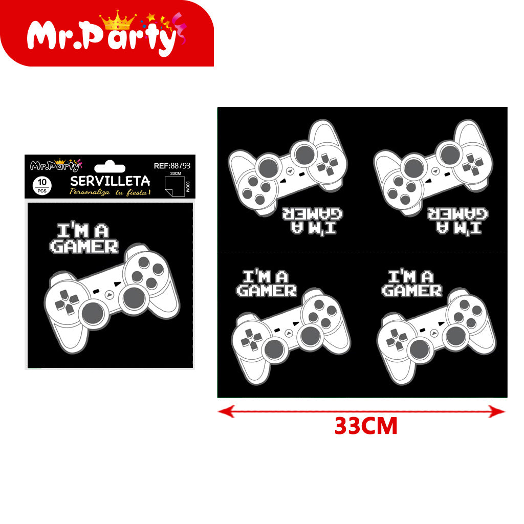 10 toallas de papel para videojuegos (12paquetes)