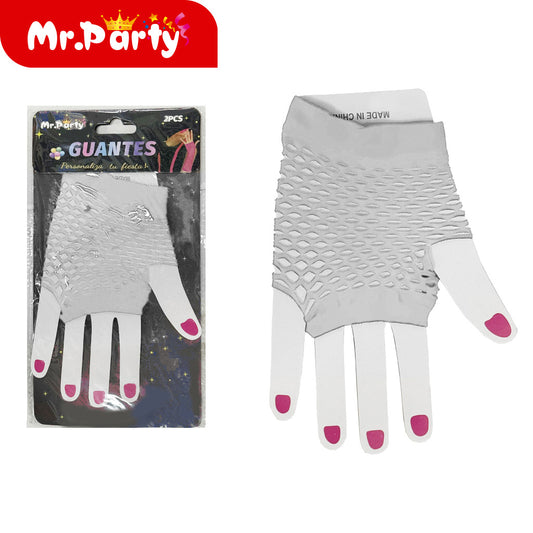 Guantes cortos blancos (12paquetes)