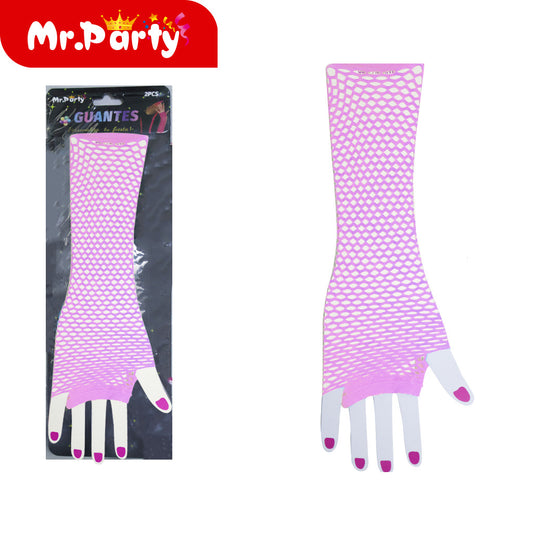 Guantes largos rosas (12paquetes)