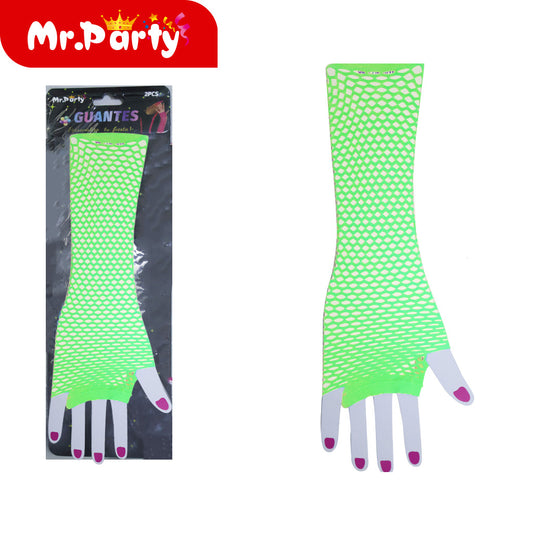 Guantes largos verde fruta (12paquetes)