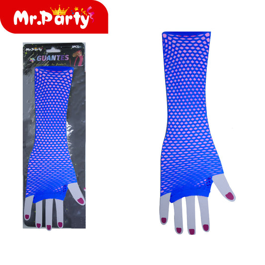Guantes largos azul real (12paquetes)