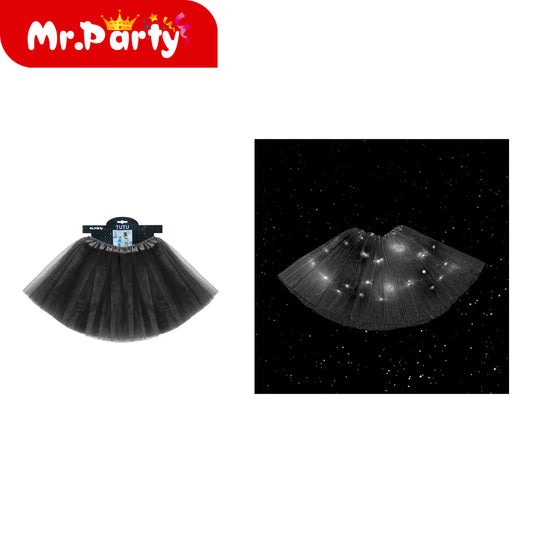 Falda ligera regular 30cm negra (12paquetes)