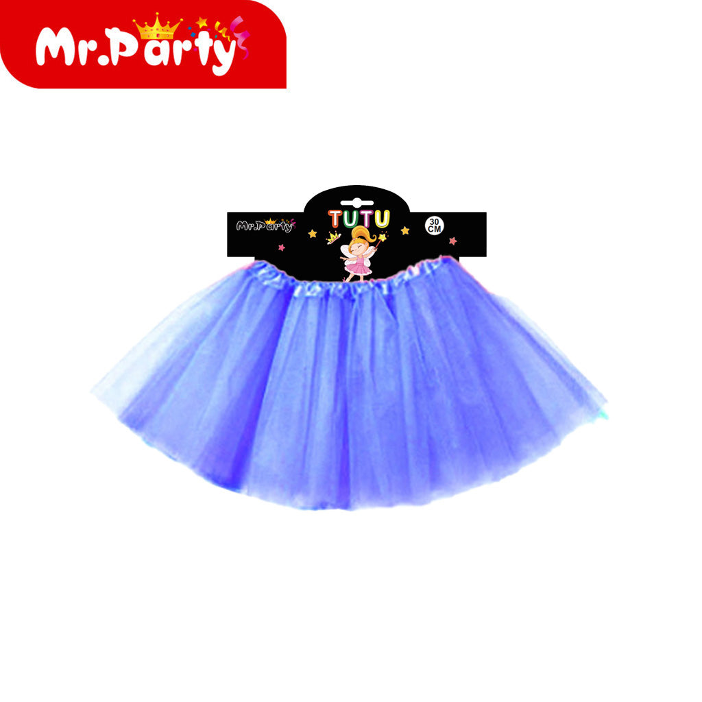 ✨ Falda Tutú de Tul para Niña 30cm 🌈 Ideal Cumple, Ballet, Disfraz y Fiesta 🎀 - Mayoreo 6 pzas