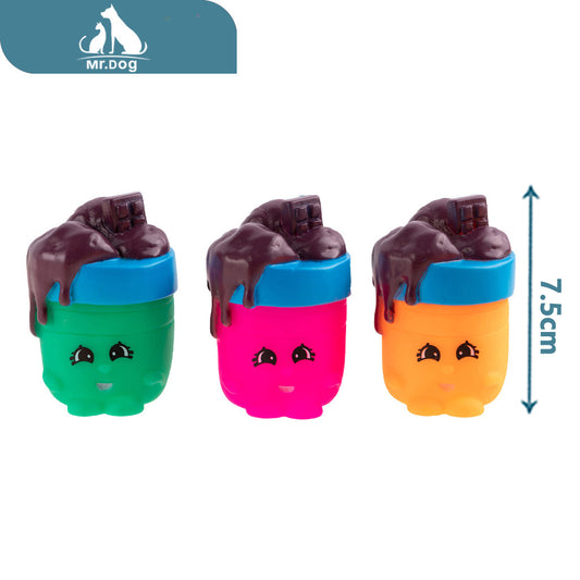 Juguete para mascota bebida verde 35 paq. con 12 pzas