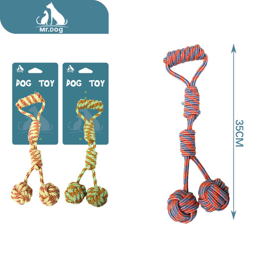 Bolsa para mascota b029 pulsera pequeña doble anilla doble bola 35cm 180g paq. con 12 pzas