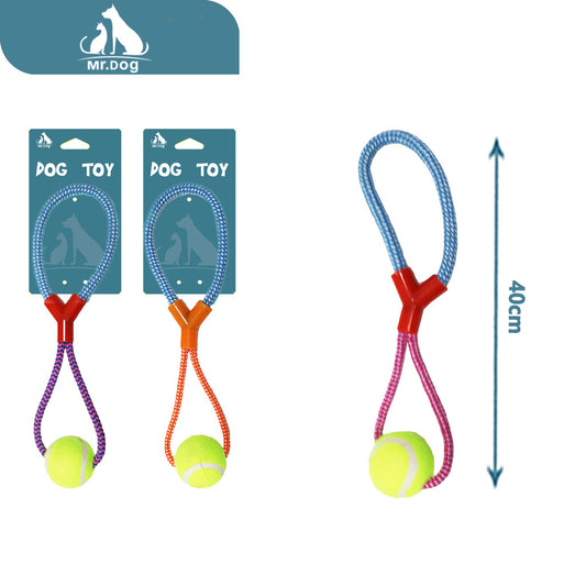 Juguete para mascota de tenis blkb062y 40cm 136g paq. con 12 pzas